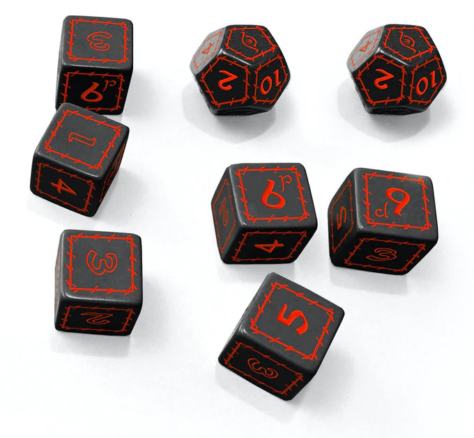 The One Ring RPG dice set - Zwart