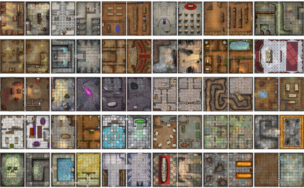 Big Book of Battle Mats - Rooms, Vaults & Chambers