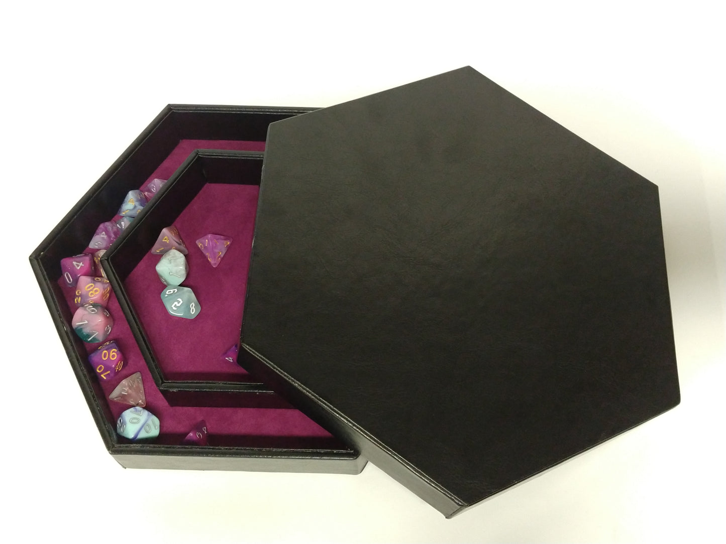 Hexagon Dice Tray - Violet