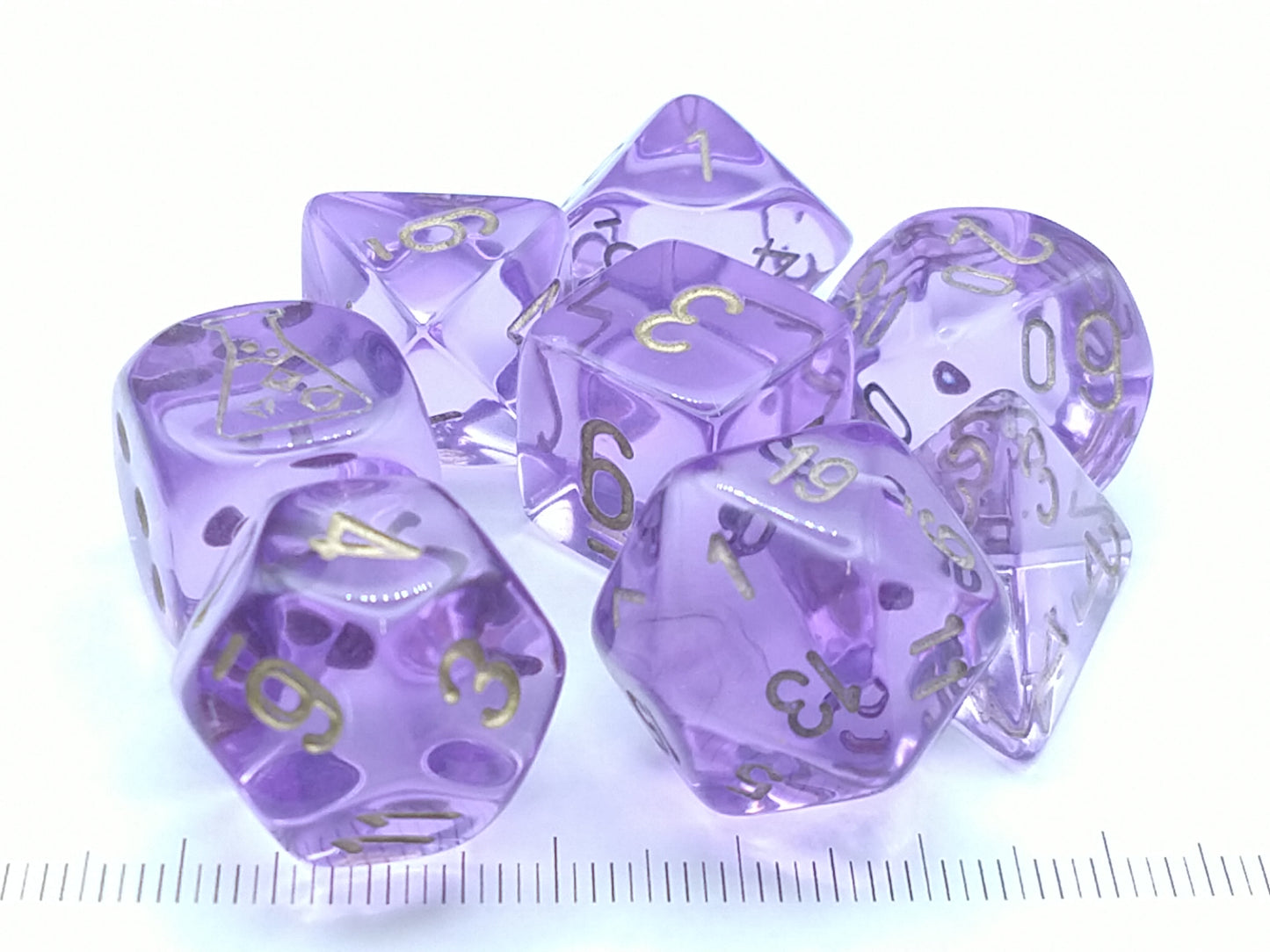 Chessex LAB - Translucent Lavender w/gold