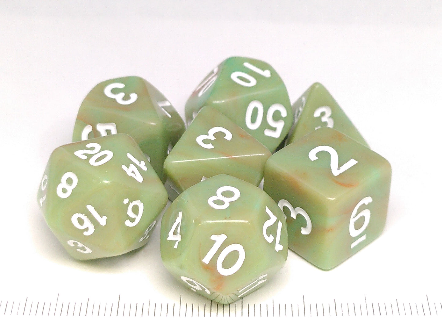 Transmuted Avocado polydice set