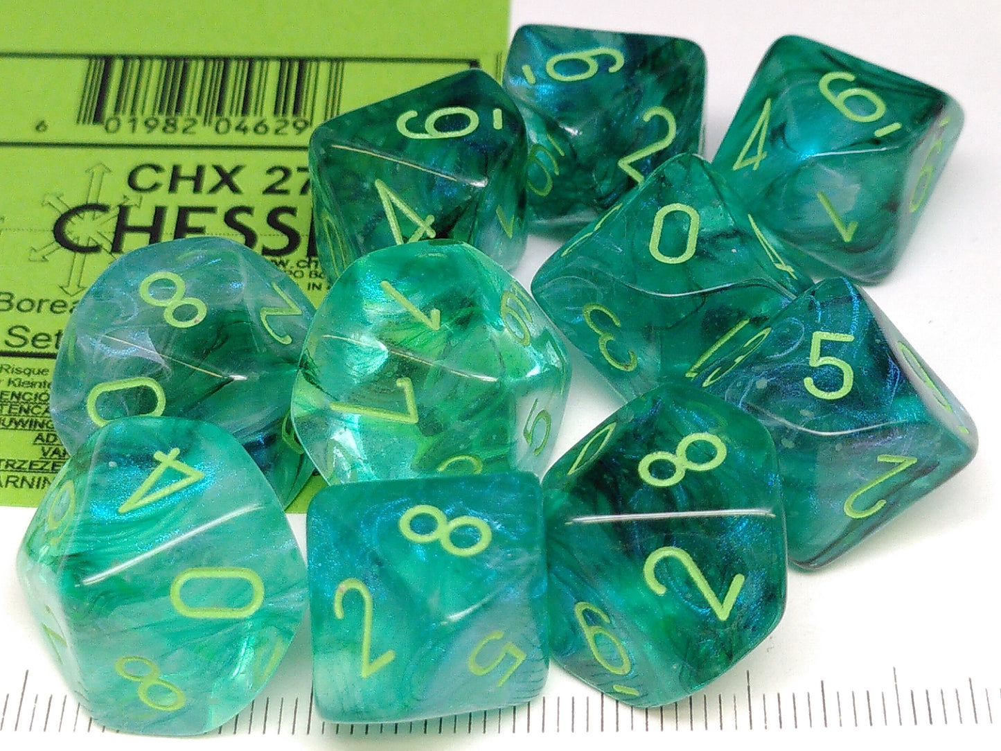 Set 10 10-zijdig, Borealis Kelp/light green