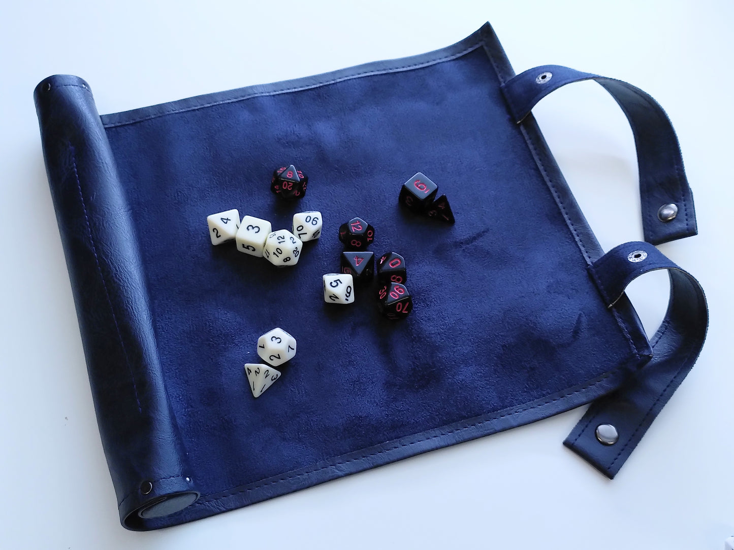 Roll Up Case Midnight - travel sized dice carrier and roll mat
