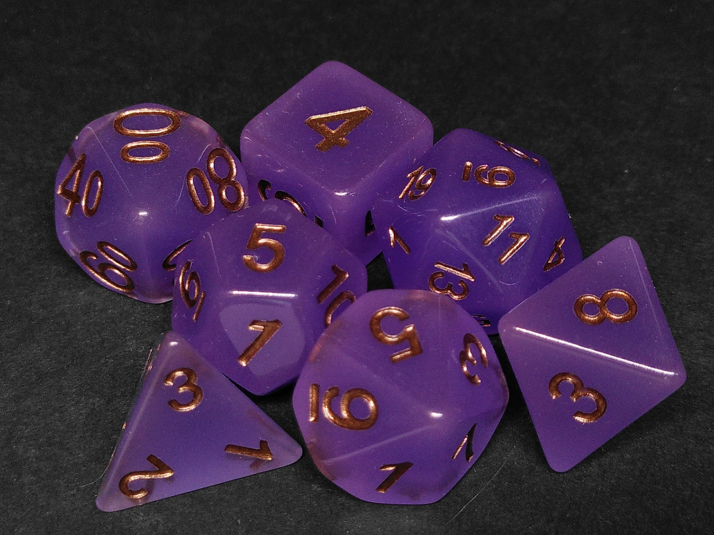 Temperature Shift polydice set - Purple-Pink