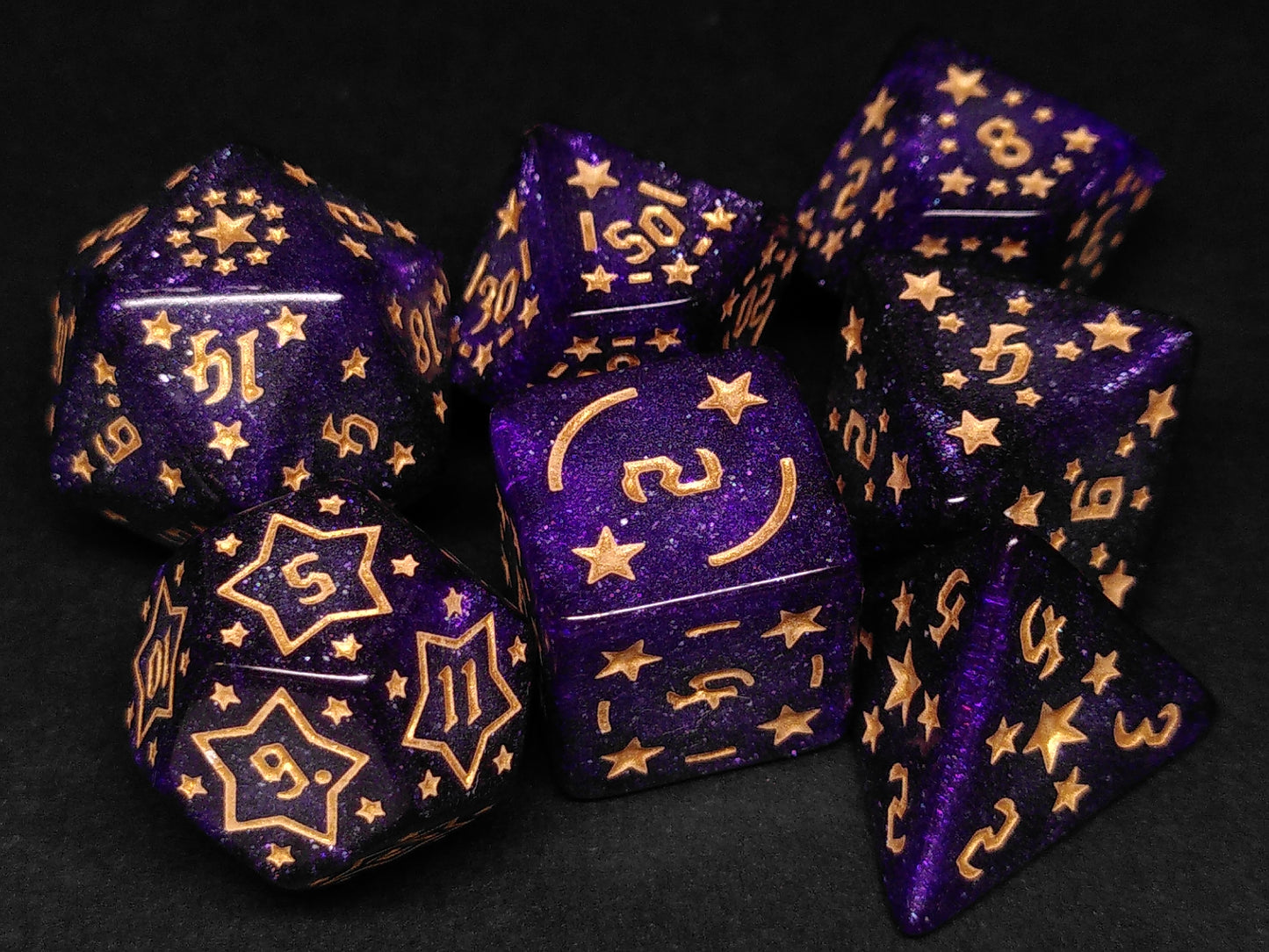 Fortuna Aurea polydice set