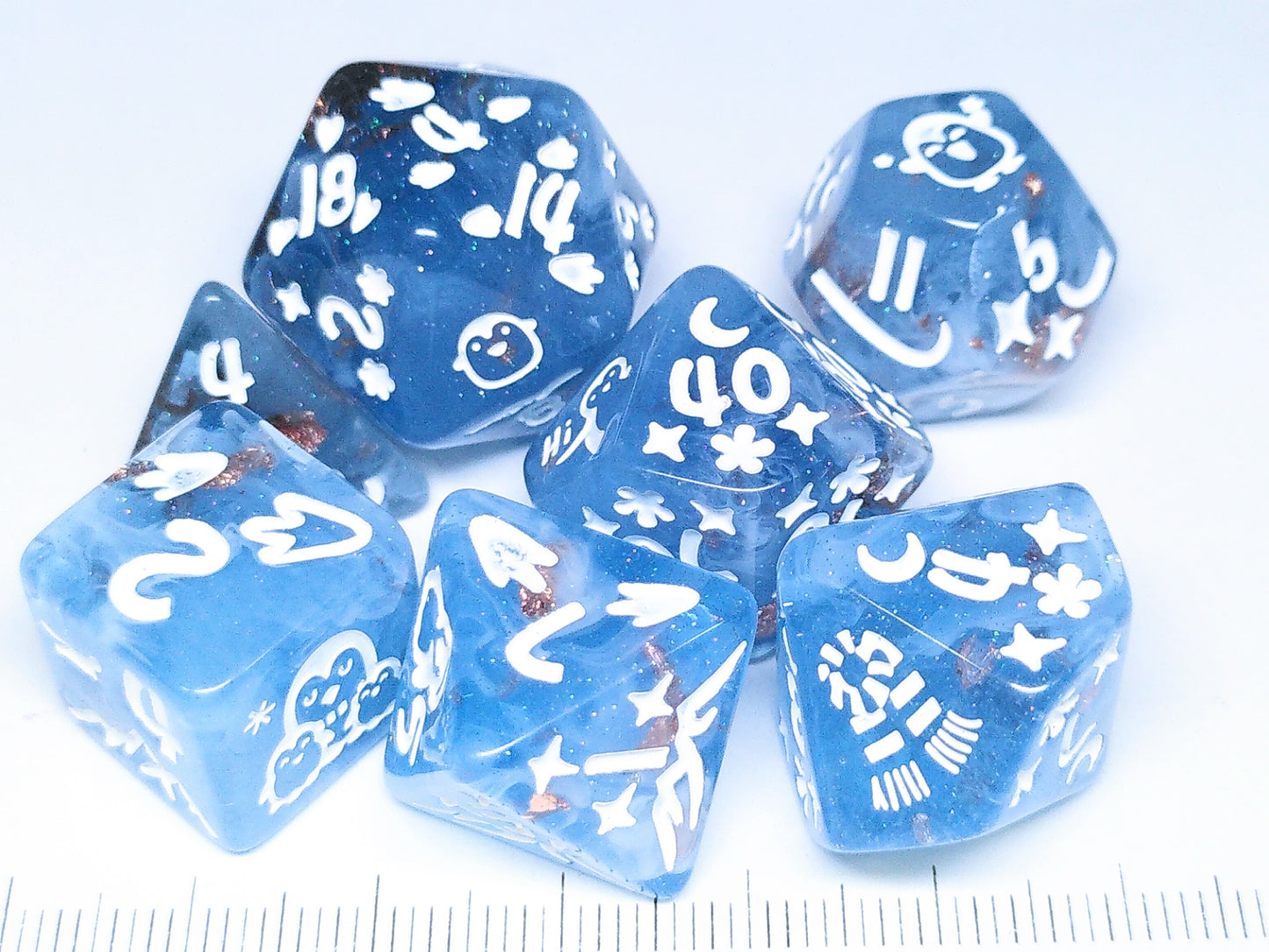 Precious Pebbles polydice set