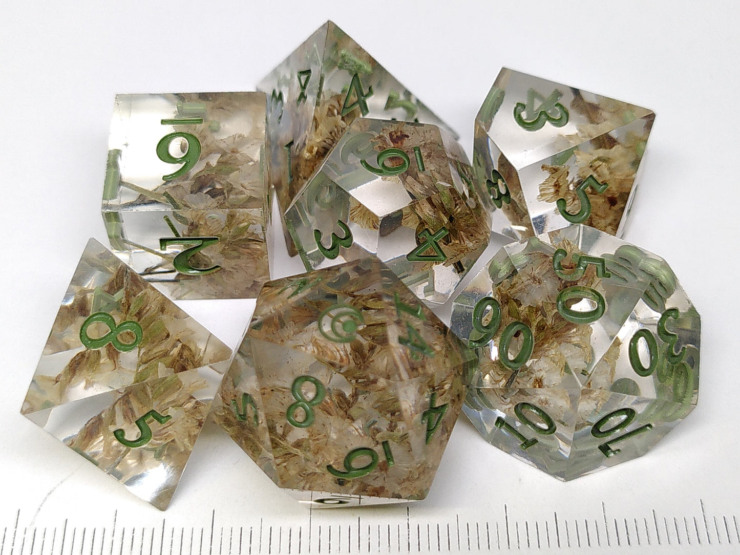 Bells Hells dice set - Orym of the Air Ashari Dice Set
