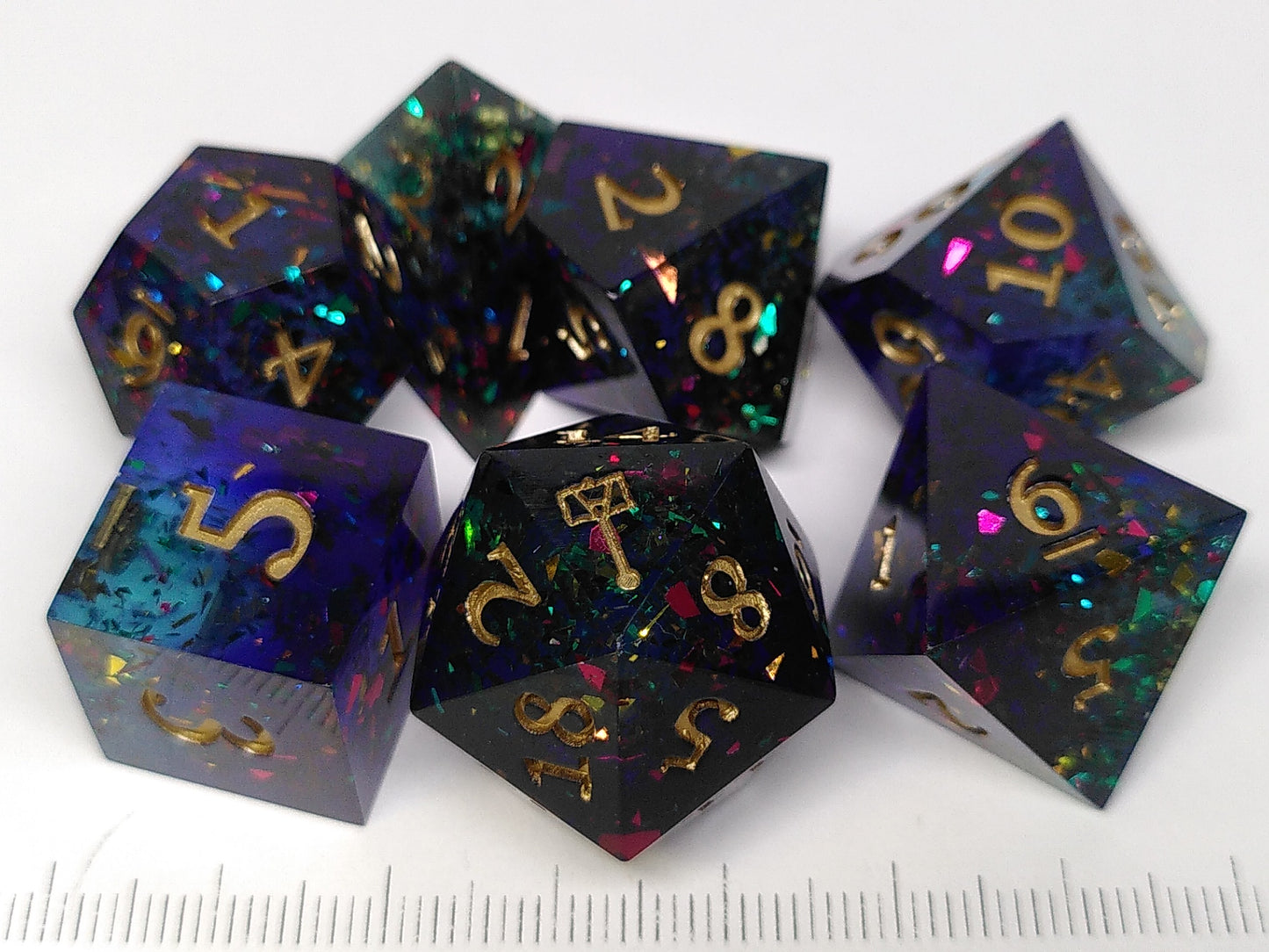 Bells Hells dice set - Ashton Greymoore Dice Set