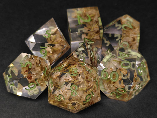 Bells Hells dice set - Orym of the Air Ashari Dice Set