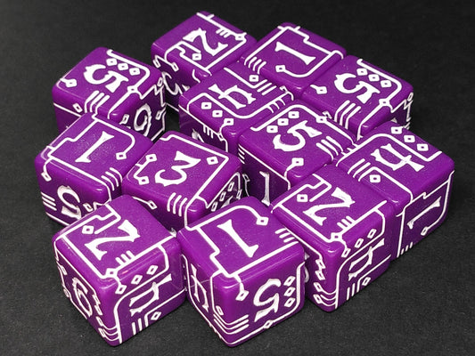 Arcane Circuit 12d6 dice set