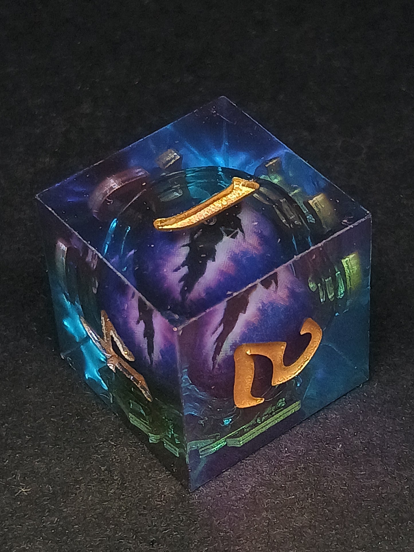 Hymgho Liquid Core dice set - Oil Eye