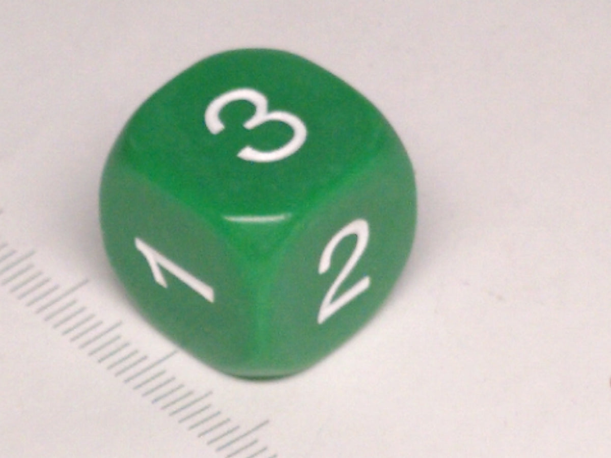 6-sided d3, red