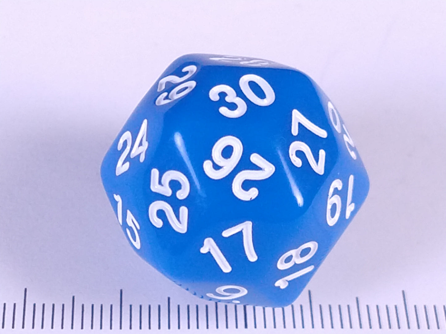 30-zijdig blauw, 31mm