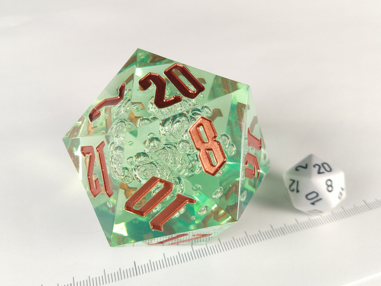 55mm d20, Crystal Sage