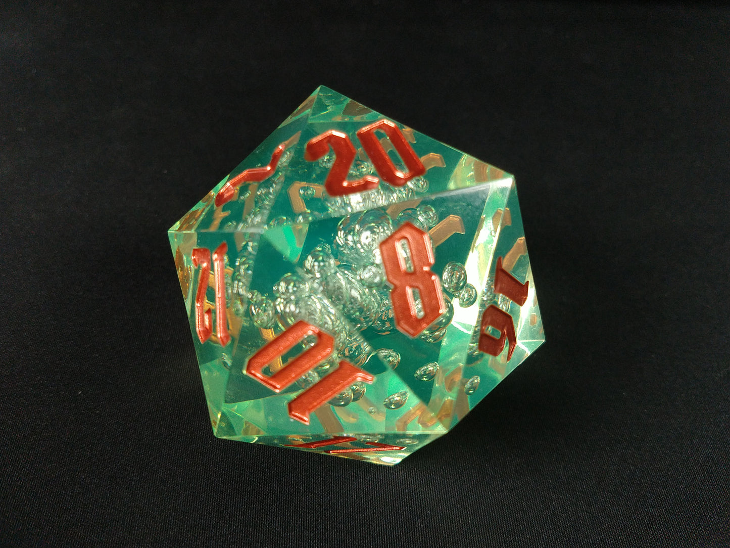 55mm d20, Crystal Sage