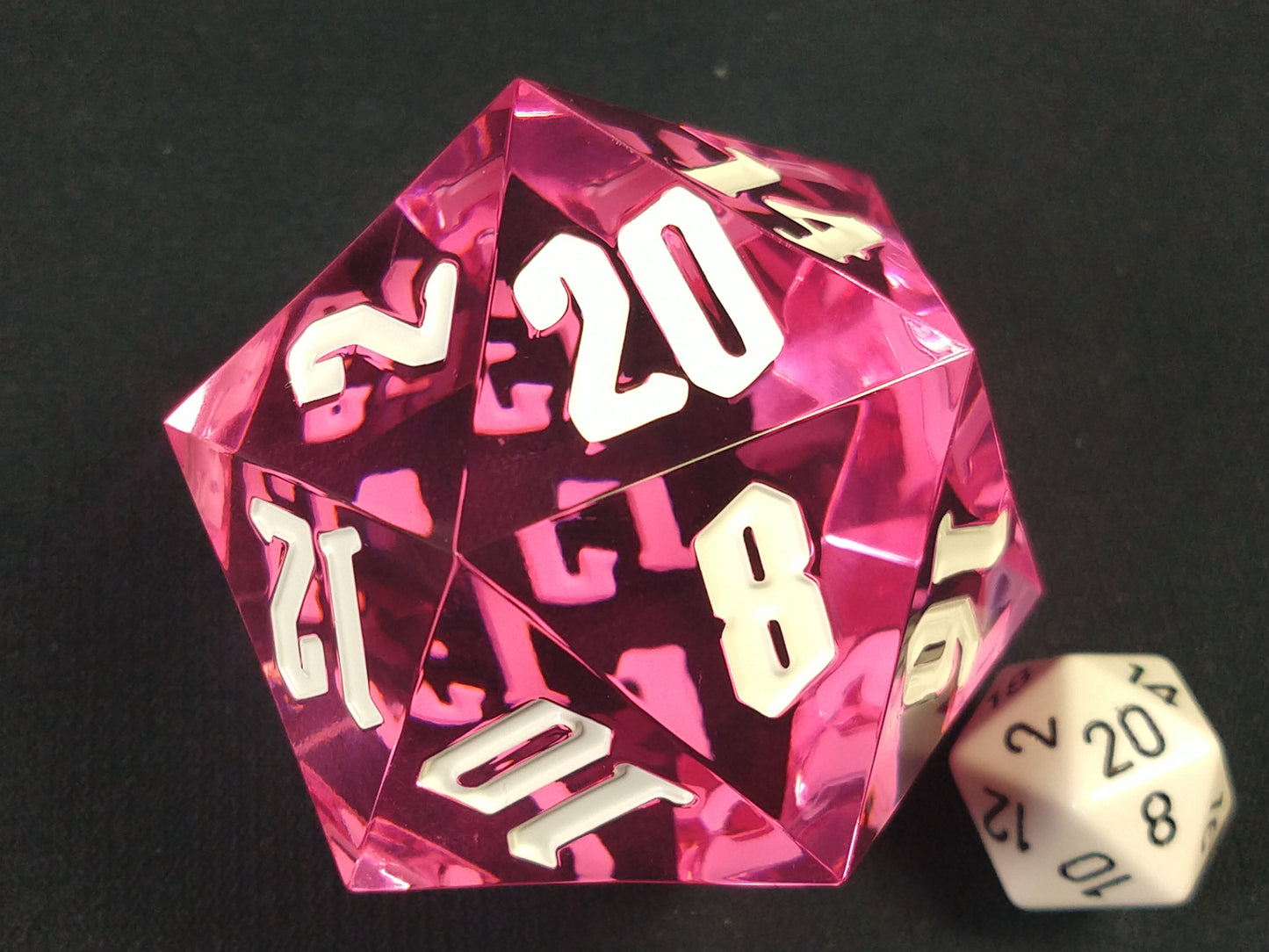 55mm d20, Crystal Rose