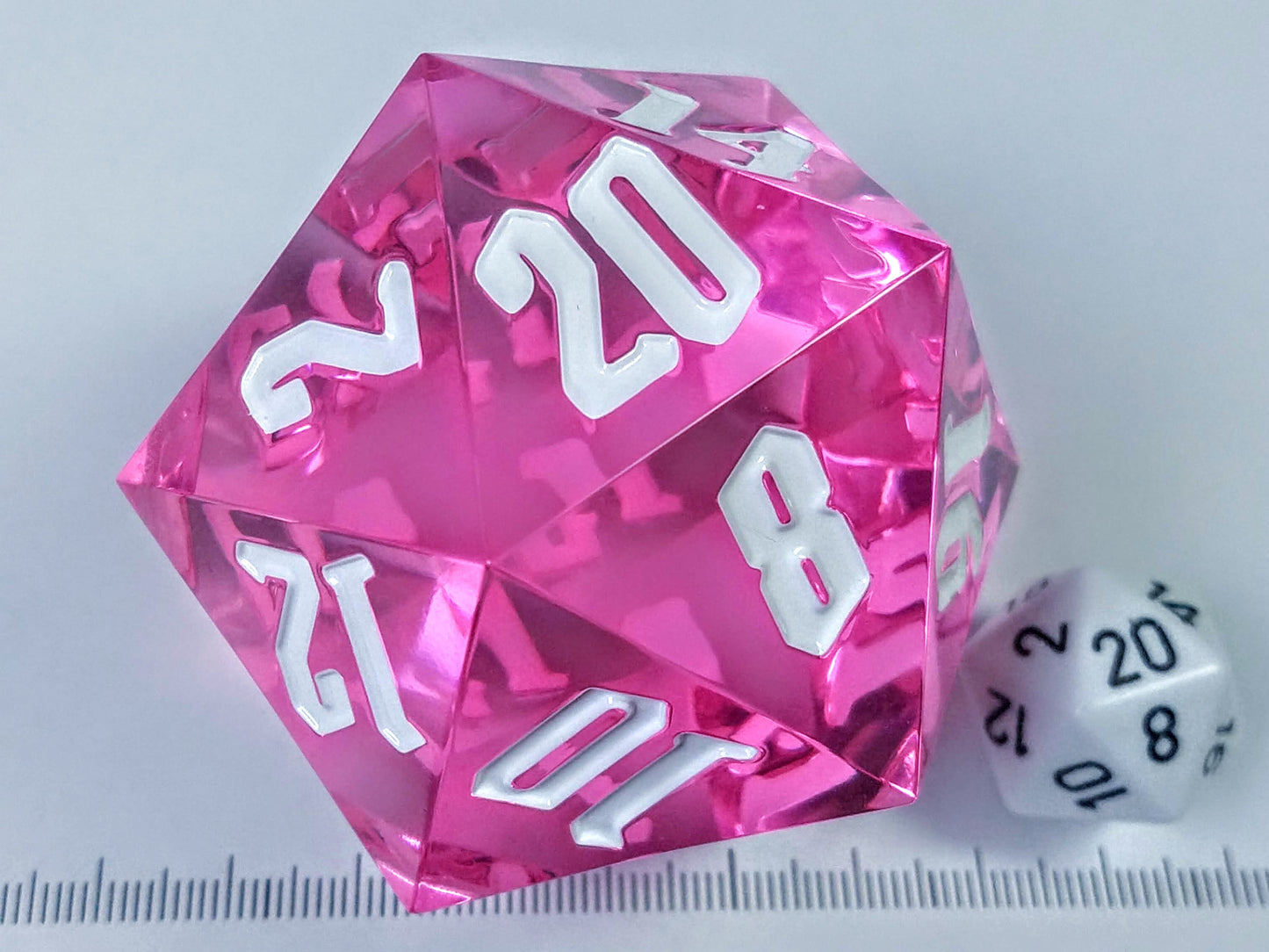 55mm d20, Crystal Rose