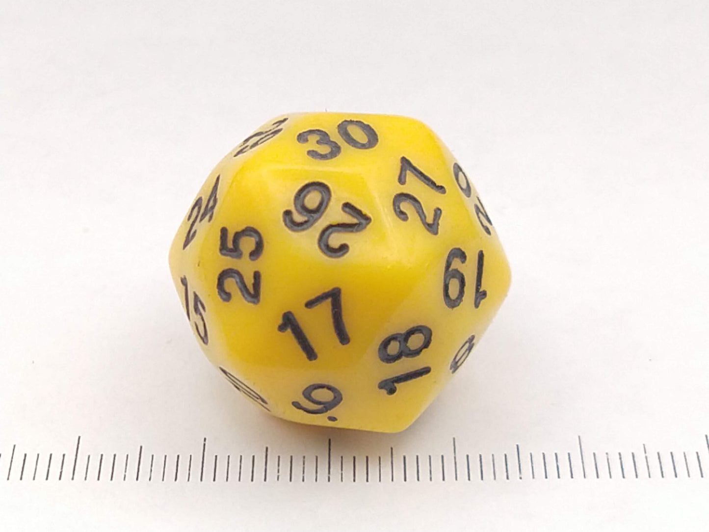 30-zijdig geel, 31mm