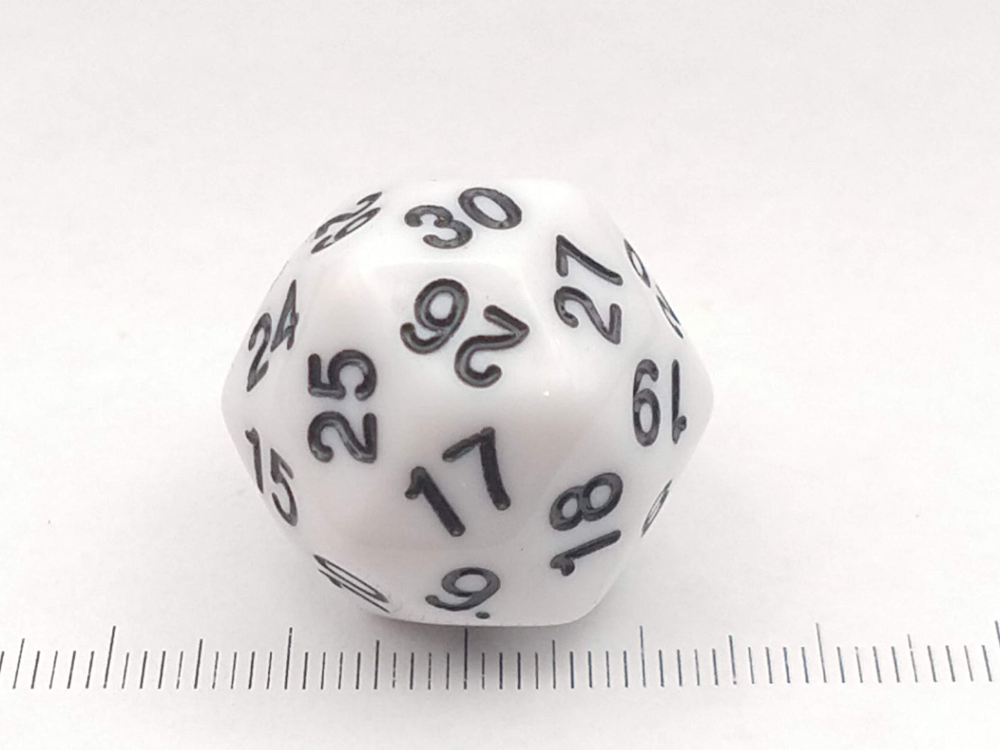 30-zijdig wit, 31mm