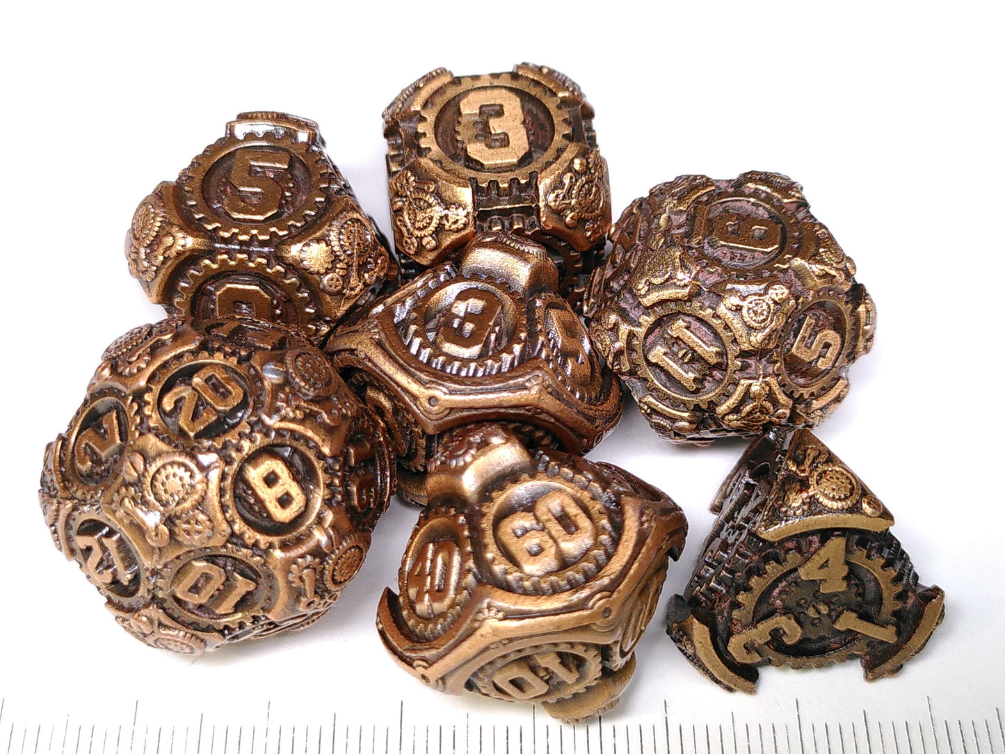 Widget metal polydice set