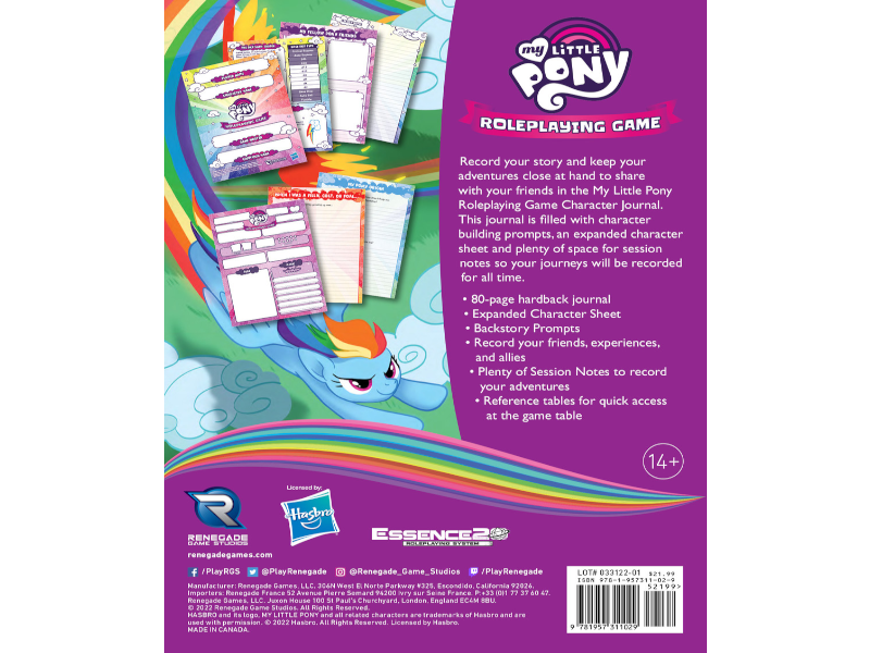My Little Pony - Character Journal