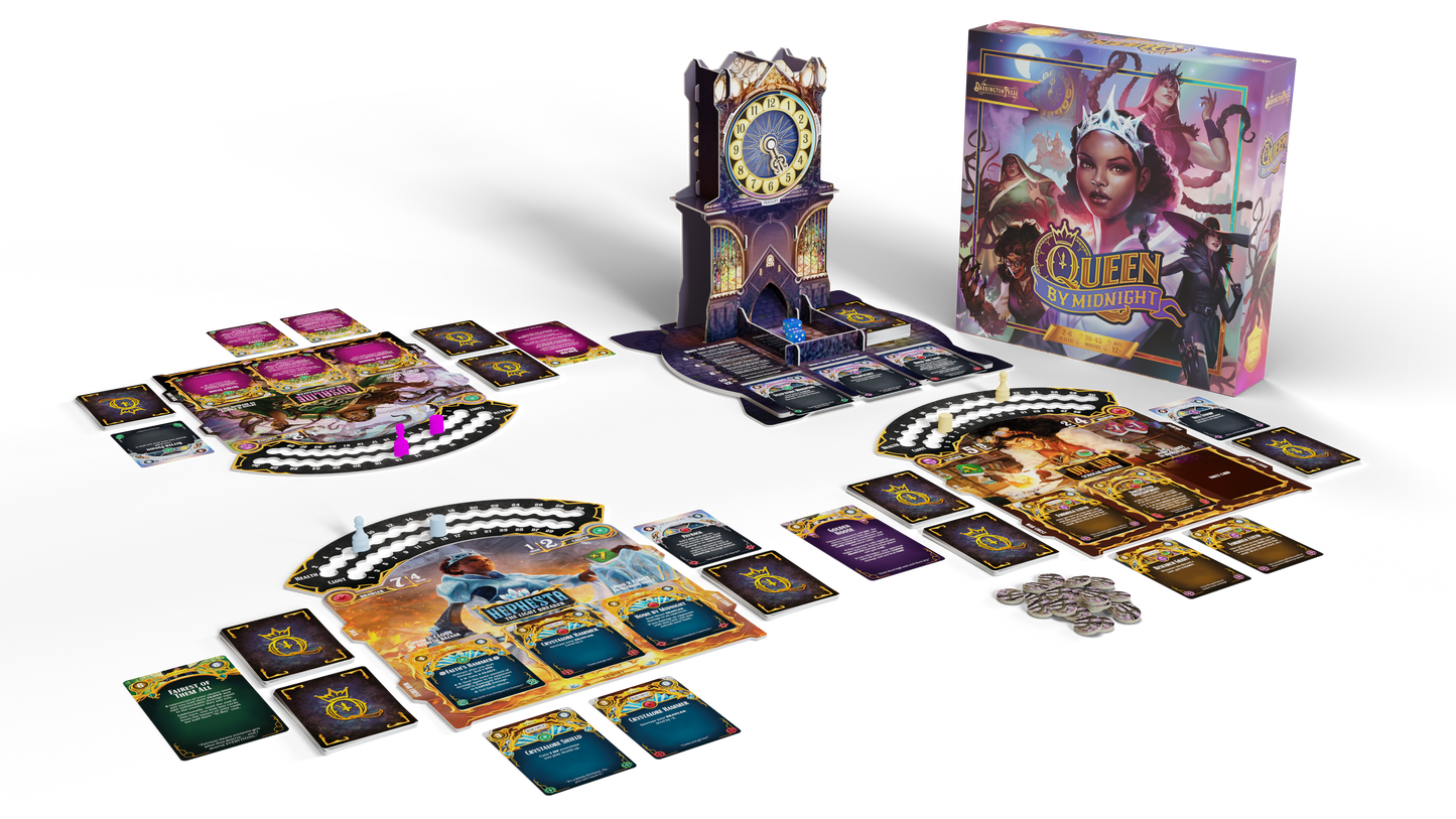 Queen by Midnight - deck building Boardgame