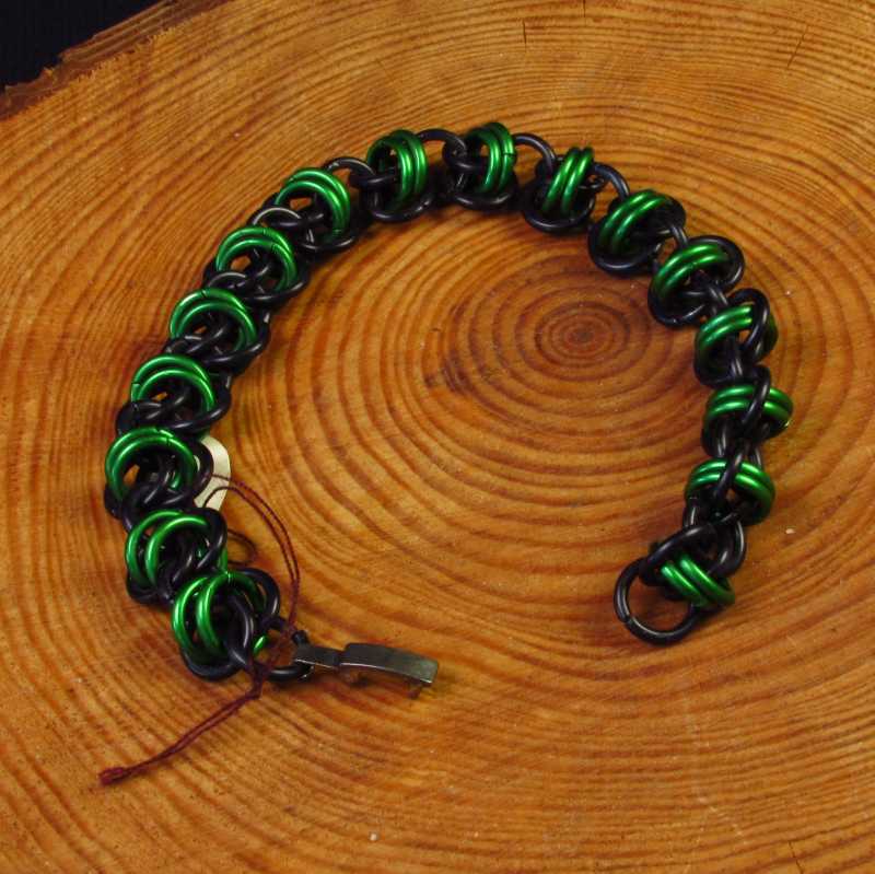 Armband - RSD - Aluminium - Zwart - Groen