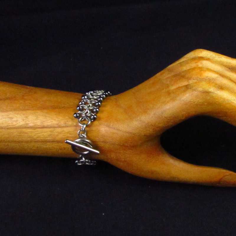 Armband - Europees 4 in 1 - RVS - Kralen -