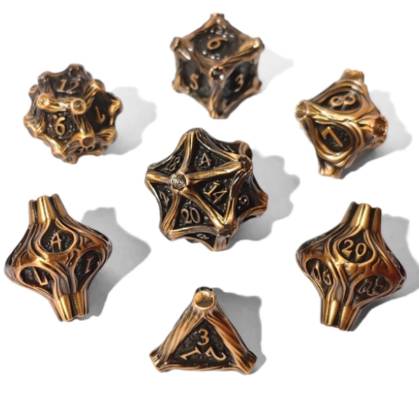 Autumn Spriggan metal polydice set