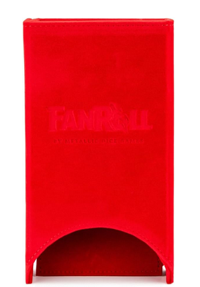 Fold Up Velvet Dice Tower - Red