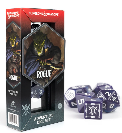 D&D Adventure Dice - Rogue Purple