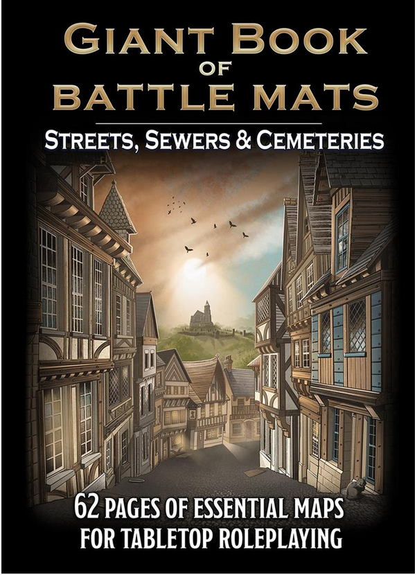 Giant Book of Battle Mats - Streets, Sewers & Cemeteries