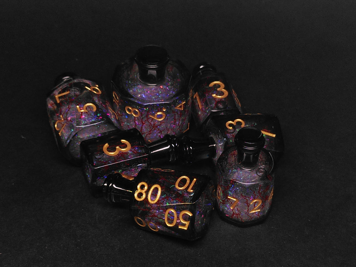 Once Upon a Time - Apothecary, Blood Reef Liquid polydice set
