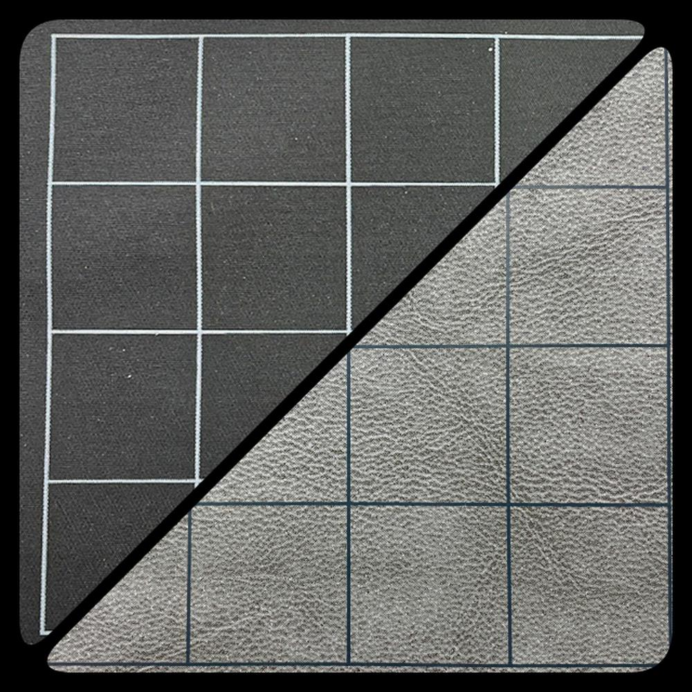 Chessex SQUARE grid Black-grey Megamat - 88x122 cm