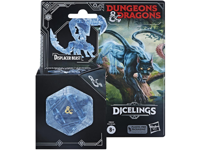 D&D Diceling D20 - Translucent Displacer Beast