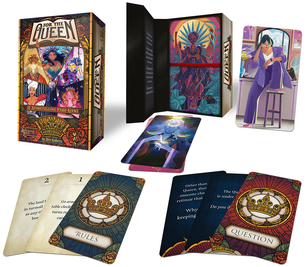 For the Queen - collaborative storytelling card game