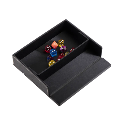 Dragon Shield - Dice Companion box & tray, Iron Grey