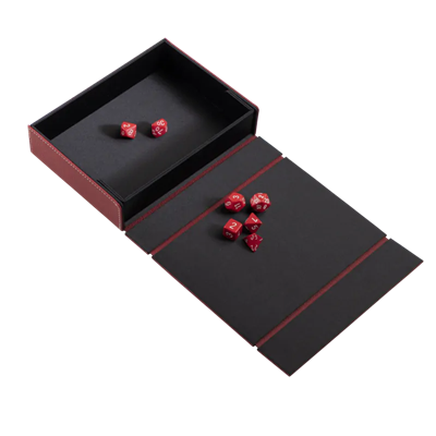 Dragon Shield - Dice Companion box & tray, Blood Red