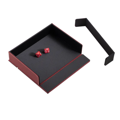 Dragon Shield - Dice Companion box & tray, Blood Red