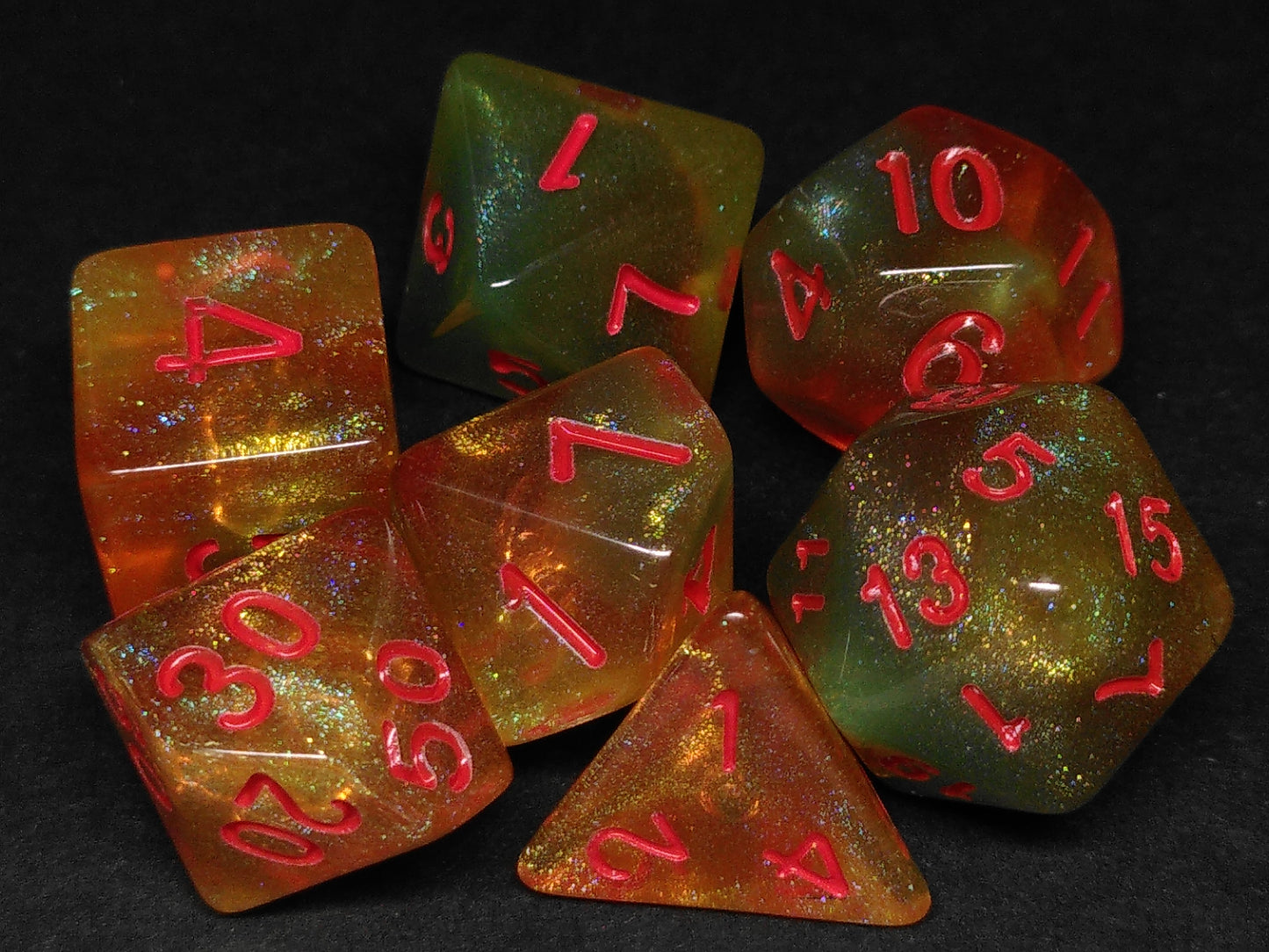 Cosmic Harvest polydice set