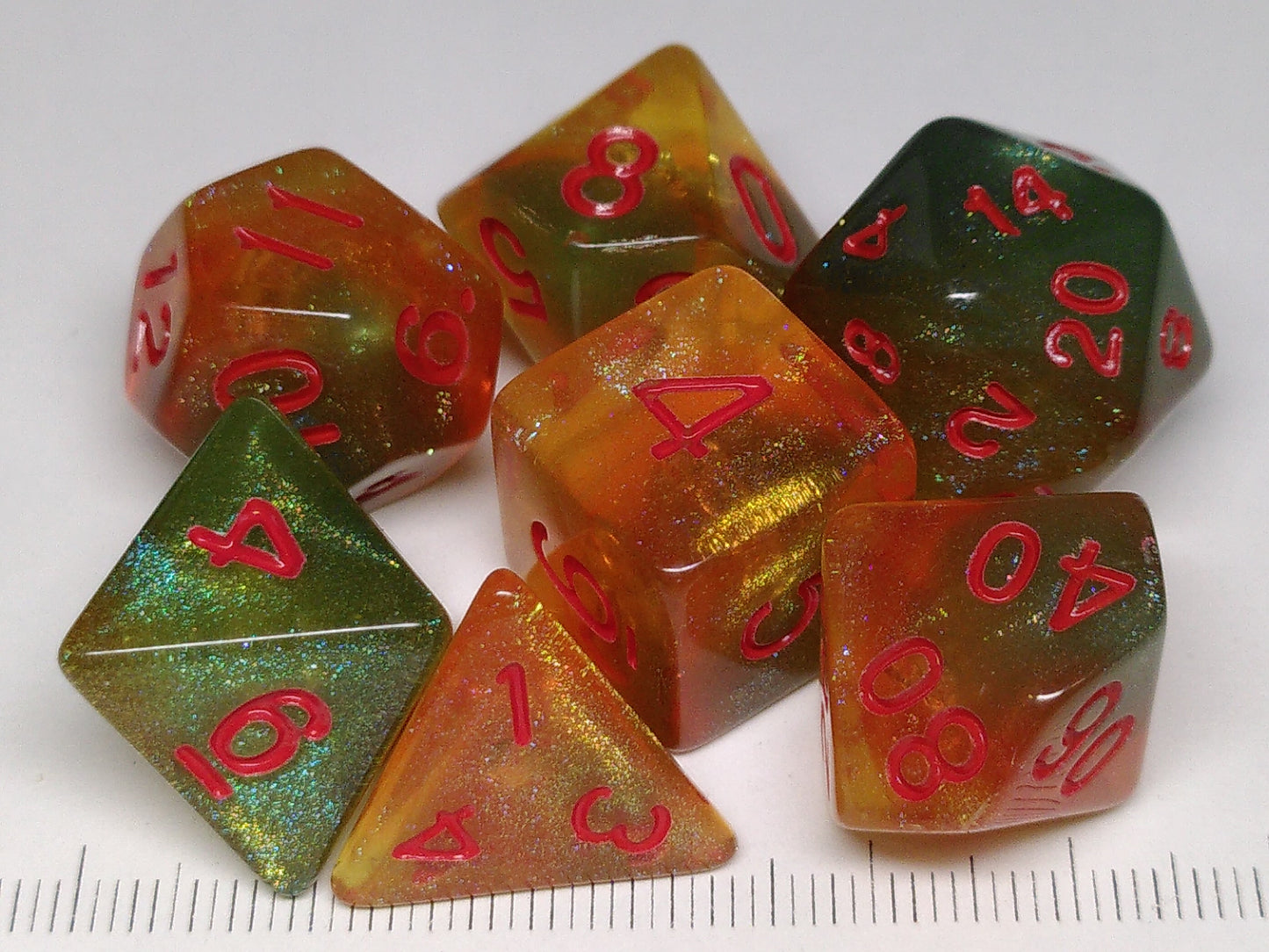 Cosmic Harvest polydice set