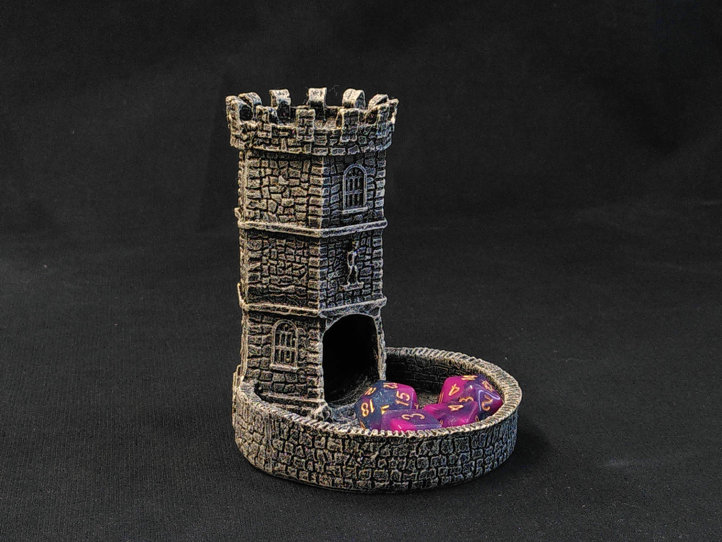 Grey Keep - polystone dice tower