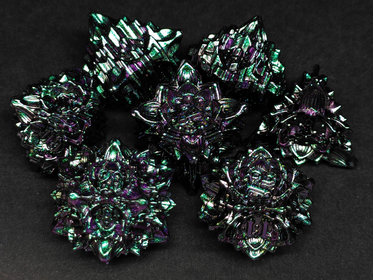 Rigellan Bloom - Metal polydice set