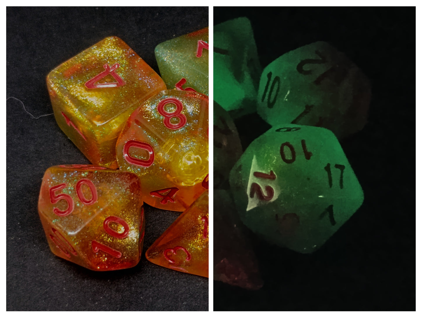 Cosmic Harvest polydice set