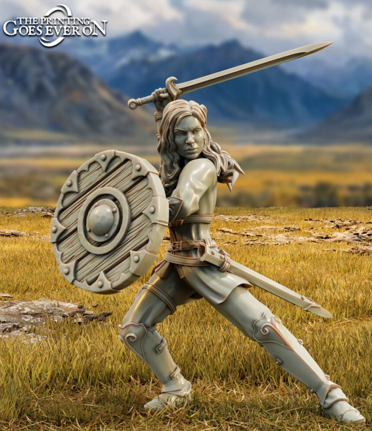 Ever On miniatures - Shieldmaiden Hedda