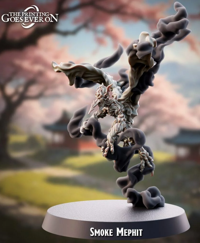 Ever On miniatures - Smoke Mephit