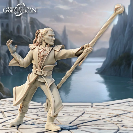 Ever On miniatures - Elven Stormcaller Mage