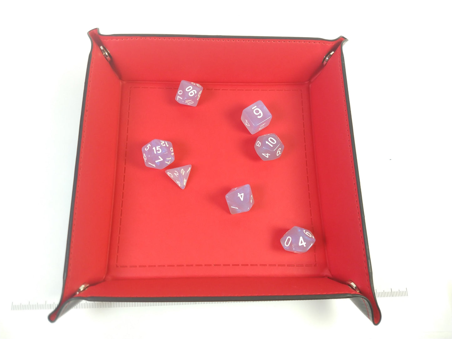 Square Folding Dicetray - Black