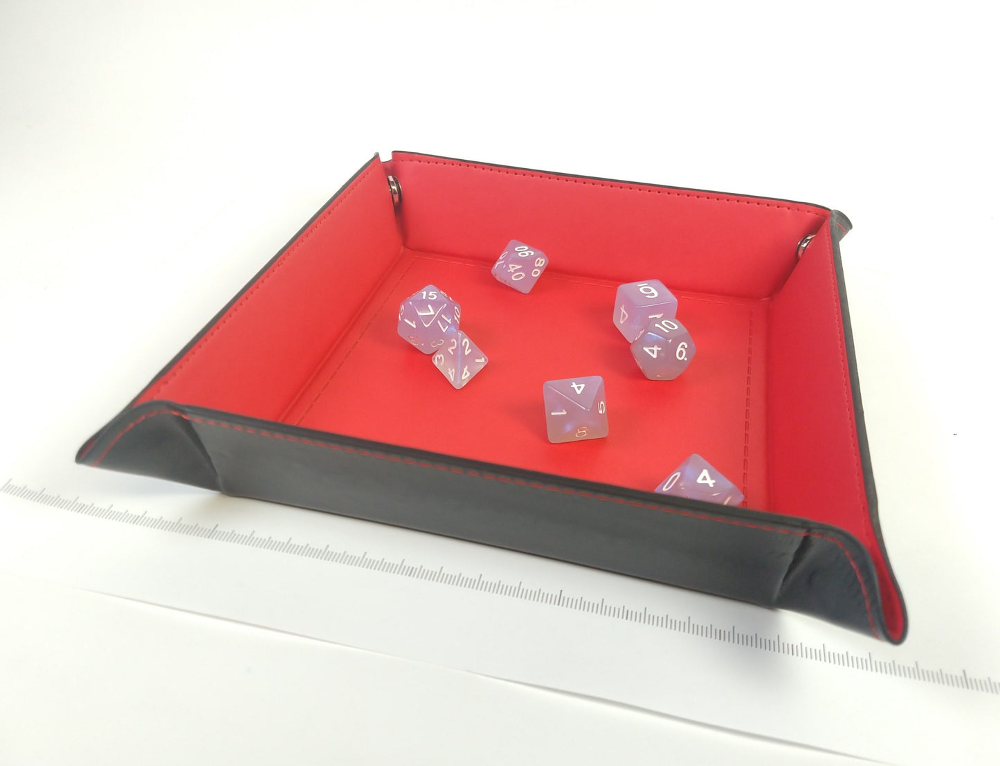Square Folding Dicetray - Black