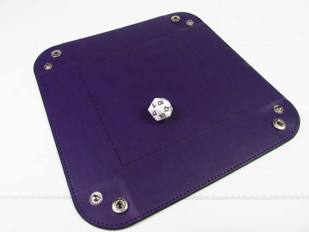 Folding Dicetray - vierkant paars